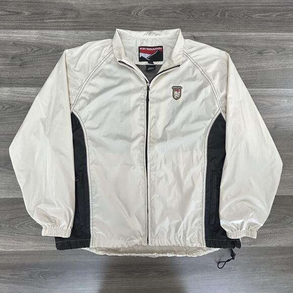 Vintage Newcastle Jacket Mens XL Zip Training Windbreaker 90s Waterproof Y2K - Picture 1 of 6